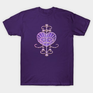 Erzulie Voodoo Veve - Lavender T-Shirt